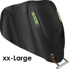 Motorcycle Cover XXL Waterproof Heavy Duty for Winter Outside Storage Snow Rain