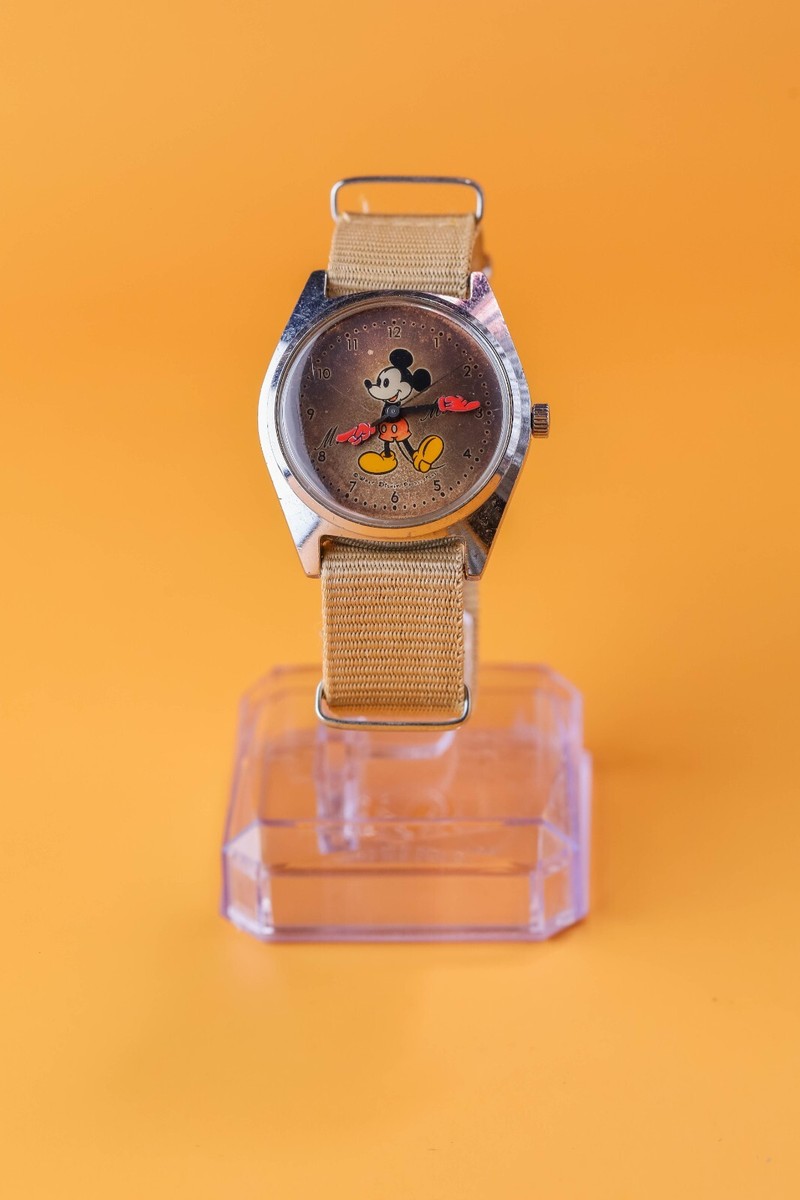 希少　Disney ミッキー インテリア SEIKO 激レア】SEIKO/ミッキーマウス/ダイバーズ/メンズ腕時計/セイコー