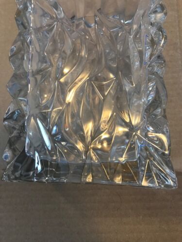 Rosenthal Studio-line Vase Glass Crystal Crumpled Bag Germany - Picture 4 of 9