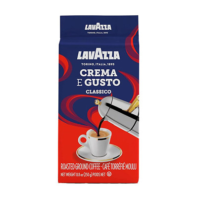 Italian ''Crema E Gusto'' Ground Espresso (1 Case = 20 X 8.8 Oz Bricks)
