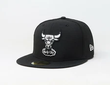 New Era 5950 Men Women Cap Chicago Windy City Bulls HWC Basic Black Fitted Hat