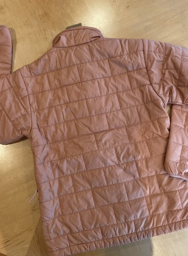 NEW! PATAGONIA Kid Youth Girl Boy Nano Puff Jacket—XL: 14—Insulated—(Peach/Tan) - Picture 6 of 10
