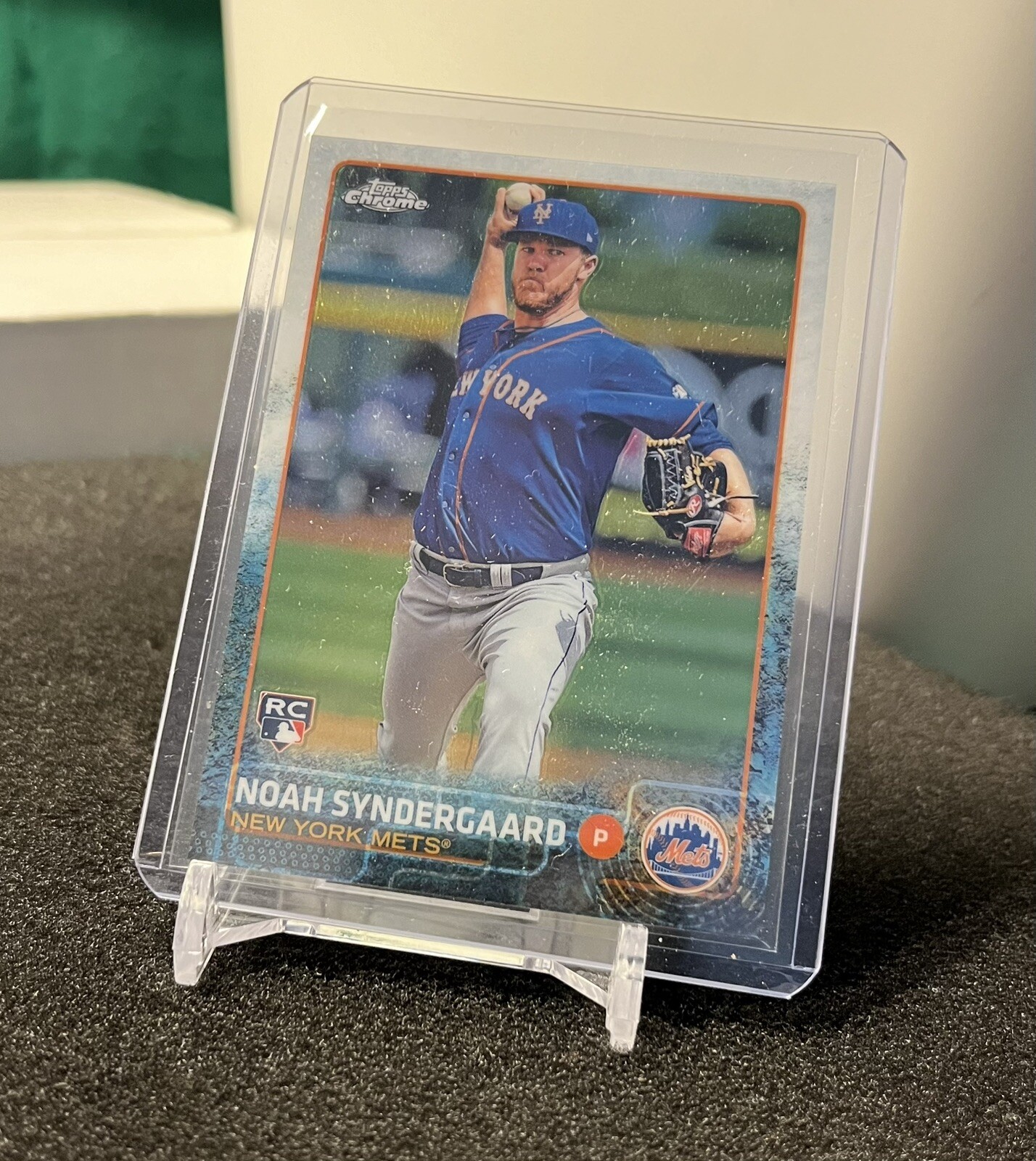 Noah Syndergaard 2015 Topps Chrome card 201 New York Mets rookie high # SP