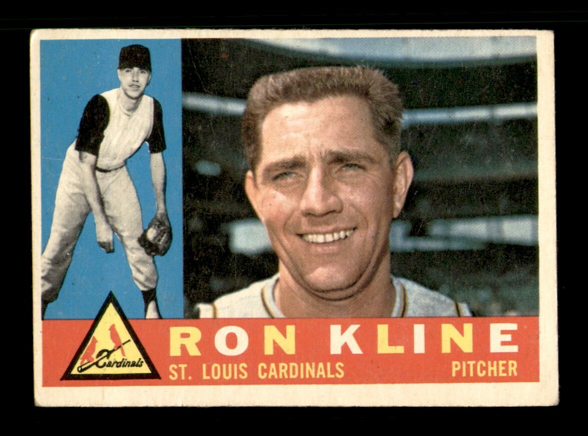 1960 Topps Set Break #197 Ron Kline VG-EX *OBGcards*
