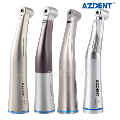 AZDENT Dental 1:1 LED Fiber Optic Contra Angle Internal Spray Handpiece 4 Type