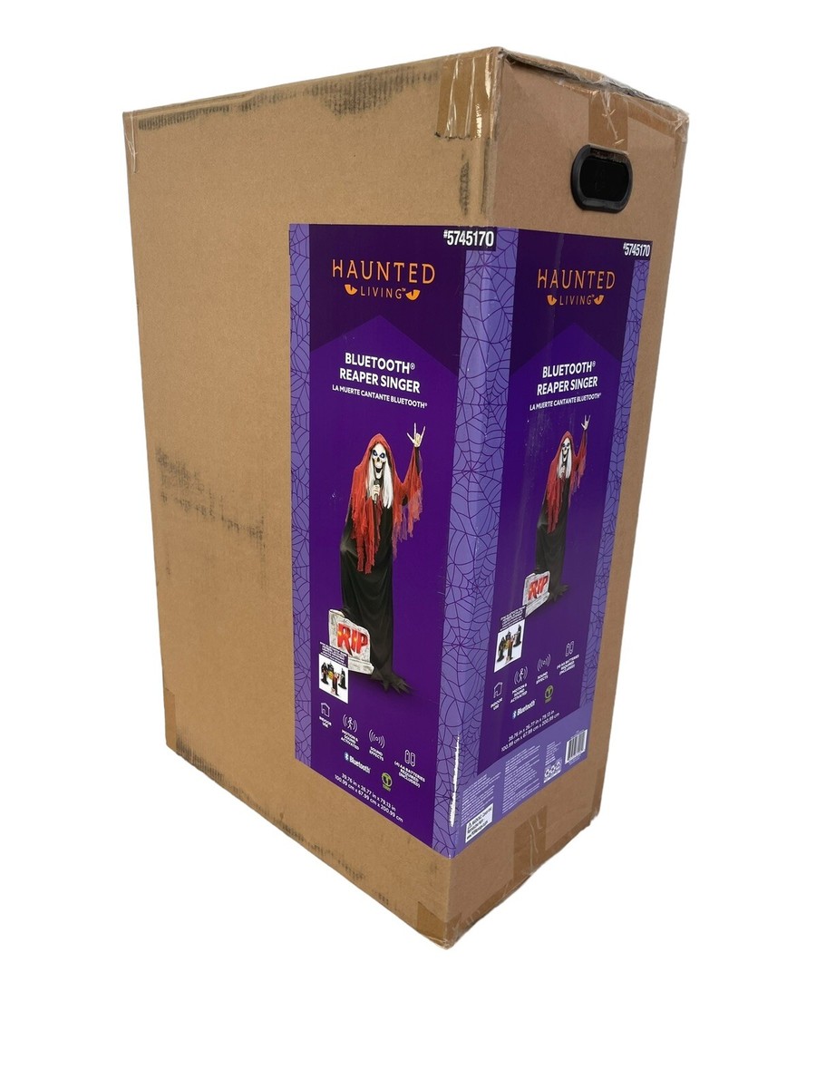 Halloween Haunted Living 7-ft Bluetooth Lowe's Reaper Band LED
