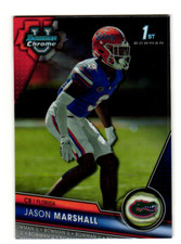 Jason Marshall 1st Rookie 2023 Bowman Chrome University #18 Florida Gators    