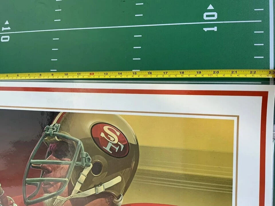 VTG 1979 San Francisco 49 Team Art Poster by Chuck Ren DAMAC NFL 23x25 Laminated - Image 3 of 4