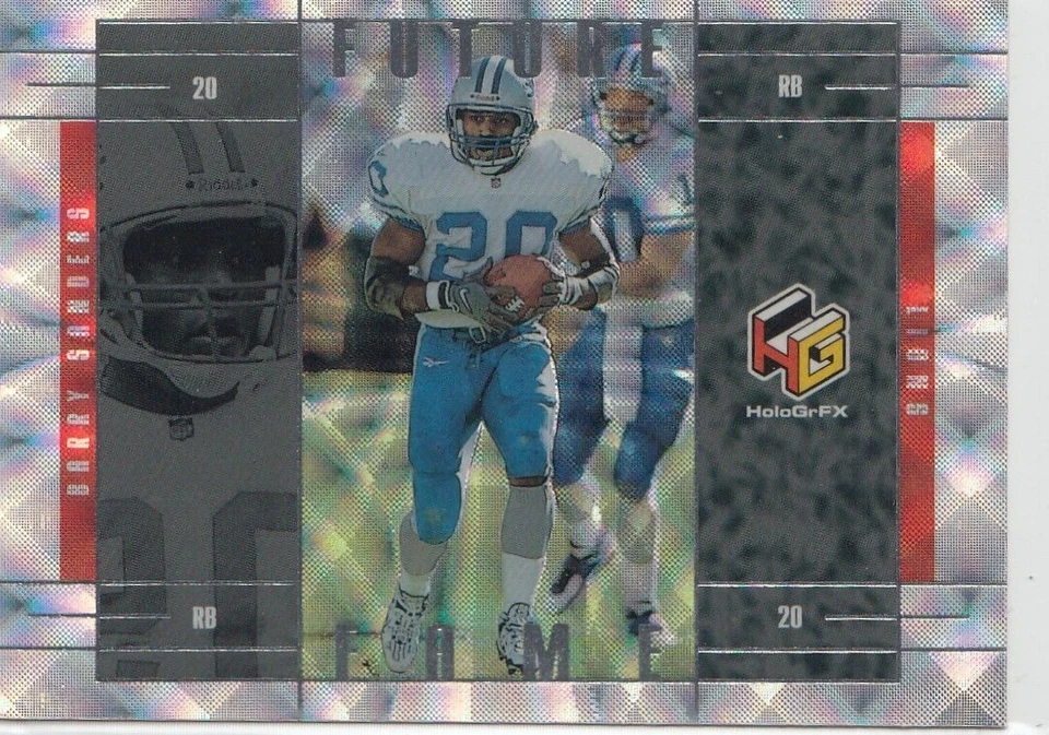 1999 Upper Deck HoloGrFX Future Fame #FF6 Barry Sanders - Photo 1/1
