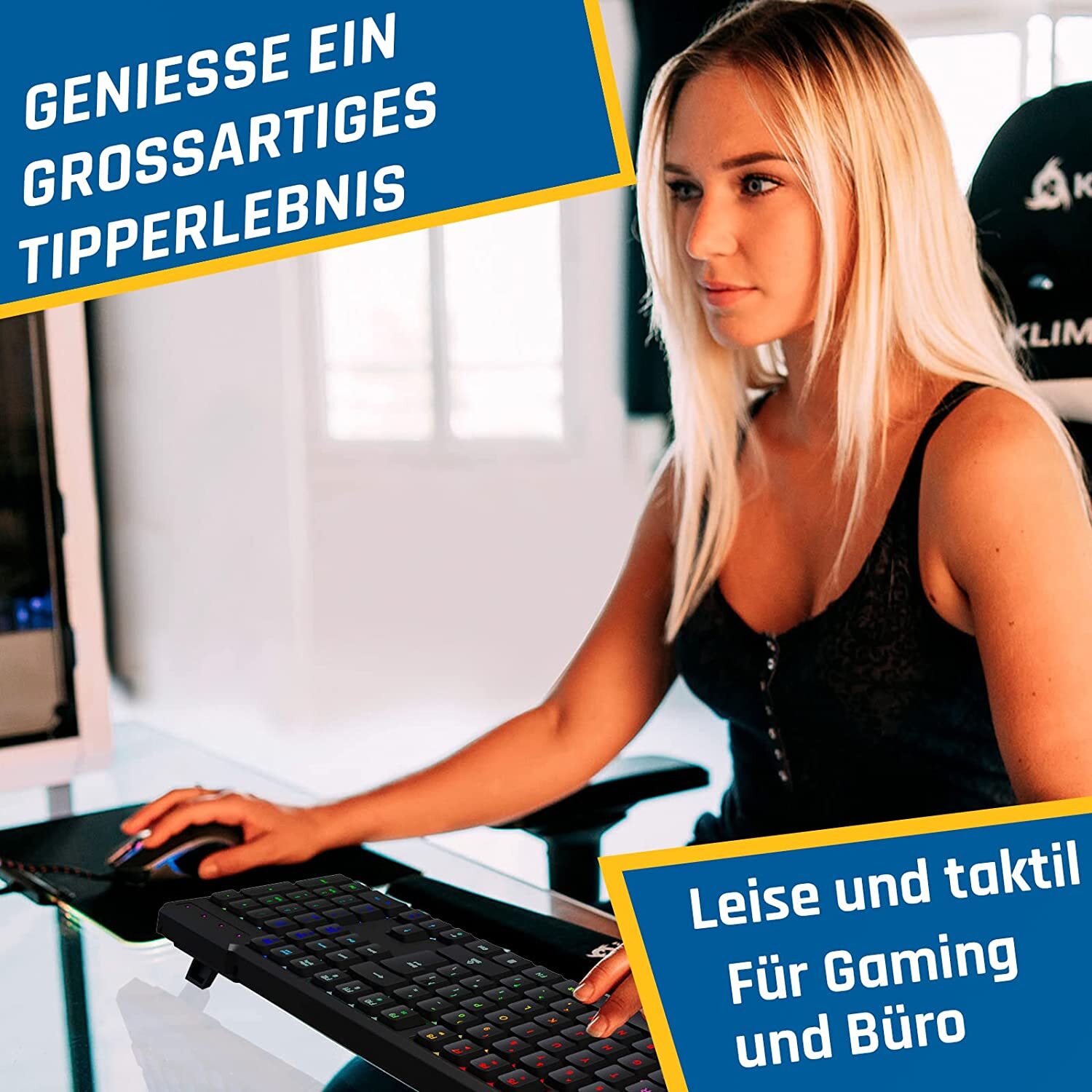 KLIM Chroma (WL905DE) Verkabelt Gaming Tastatur online kaufen | eBay