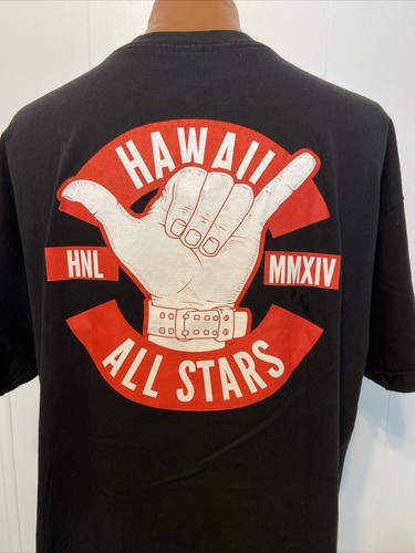 Farmers Market Hawaii Hawaiian Tiki Akua 2XL XXL Black T-Shirt Pineapple Clan - Picture 1 of 8