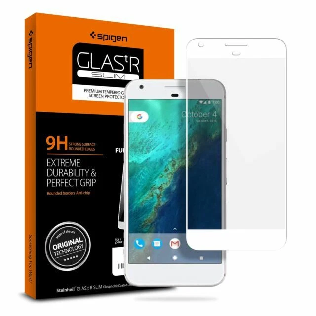 Protectores de pantallas para teléfonos celulares Spigen Blanco