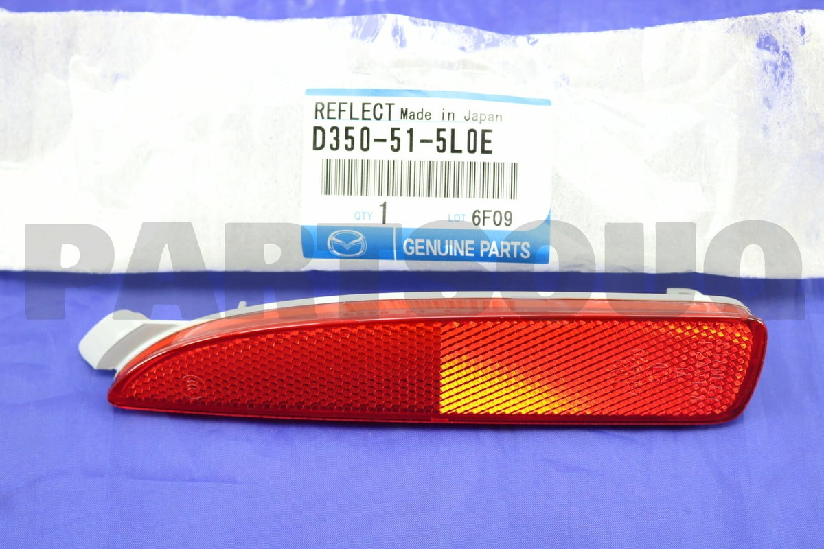 D350515L0E Genuine Mazda REFLECTOR(L),REFLEX-SIDE D350-51-5L0E | eBay