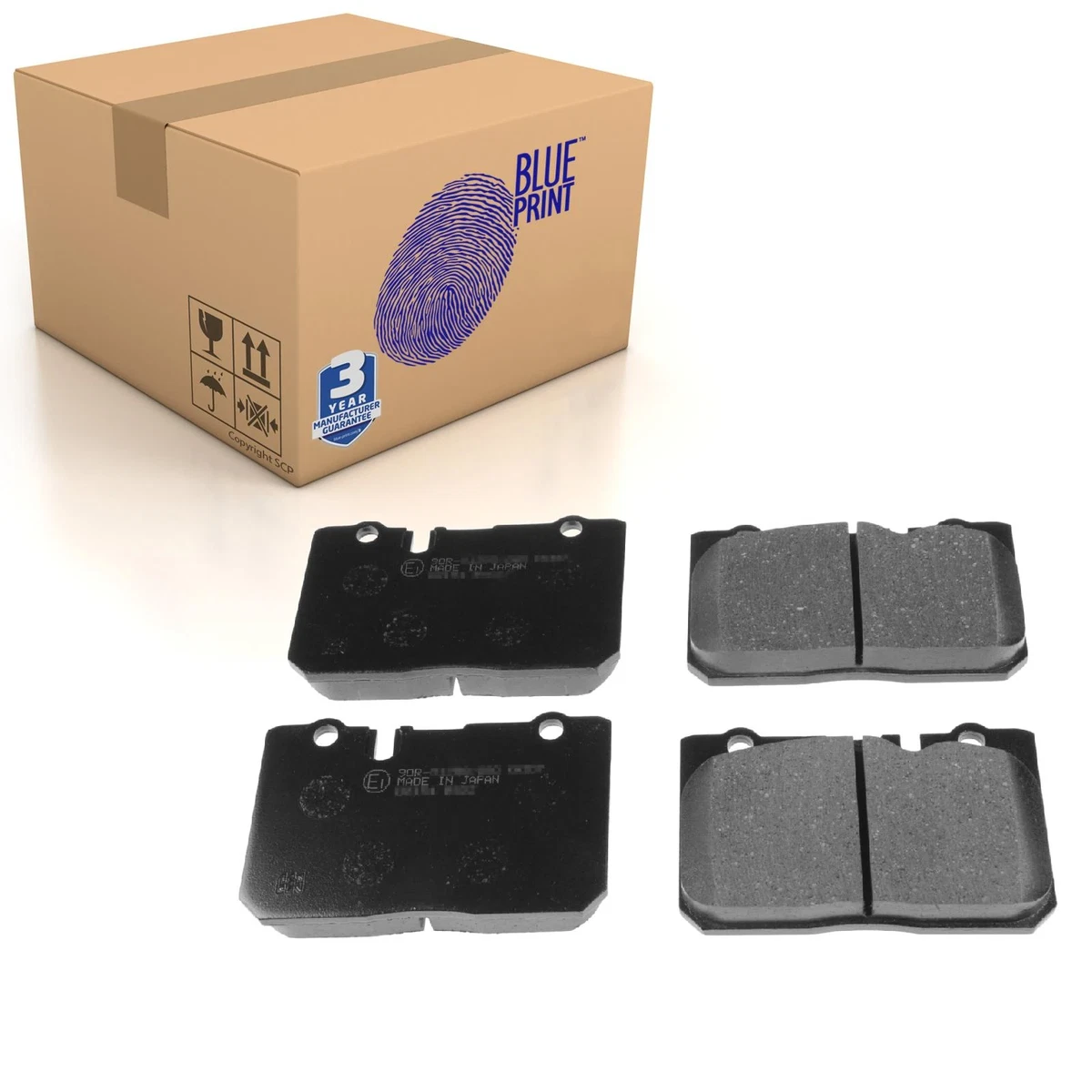 Front Brake Pads Celsior Set Kit Fits Toyota 04465-50220 Blue 