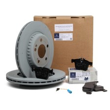 ORIGINAL Mercedes-Benz Bremsscheiben Ø 300mm + Beläge + Wako W205 S205 hinten