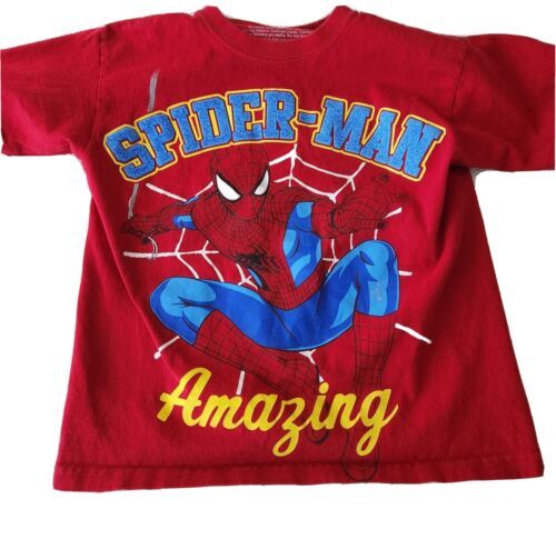 The Amazing Spiderman 2 Shirt. "Amazing 62" On Back. Boys Size 8 - Picture 1 of 4