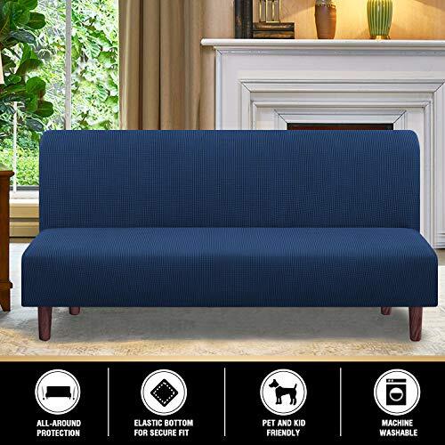 Stretch Armless Futon Cover Futon Slipcover Full Queen Size Futon Couch