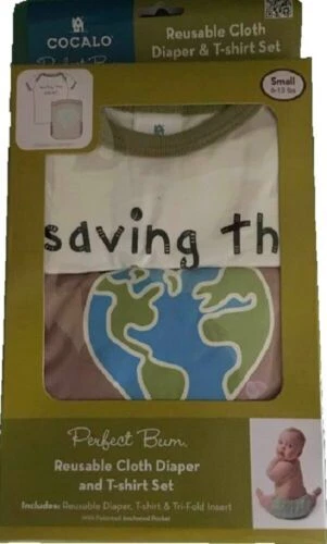 Brown pañales de tela Bebé Todo en Uno