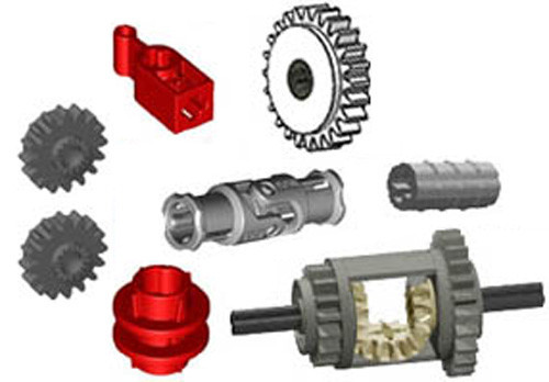 Lego ANTRIEB Kit (Gelenk, Kupplung, Antriebsring, technisch, Differential, Fang, Getriebe) - Bild 1 von 1