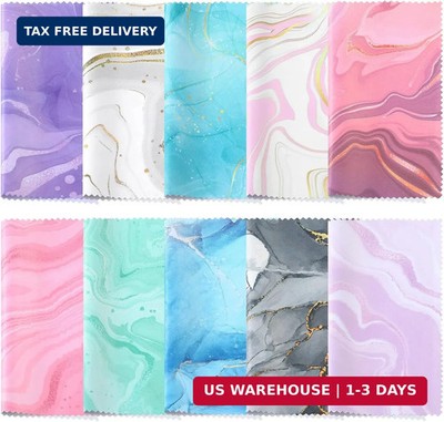 Sinmoe 20 Pcs Microfiber Cleaning Cloth Cute Marble Design Microfiber Cloth Soft