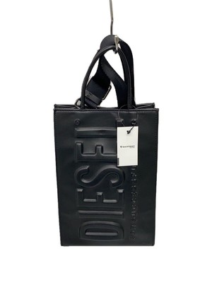 未使用品　DESEL ディーゼル Dsl 3d Shopper M X DSL 3D SHOPPER M X Dsl 3D M-PU tote bag with embossed logo