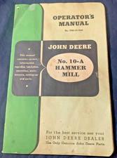 Manual de Operador John Deere OM-C2- 1250 - Nº MOLINO DE MARTILLOS 10-A
