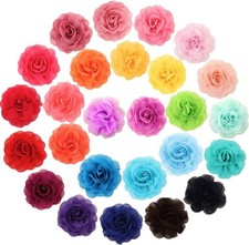 26 Pcs Dog Collar Flowers Multicolor Pet Charms Flower 5 Cm Pet Bow Tie For Cat