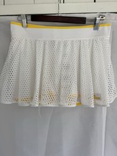 Stella McCartney x Adidas White Perforated Tennis Skirt Womens Large