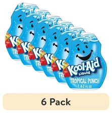 (6 pack) Liquid Tropical Punch Naturally Flavored Soft Drink Mix, 1.62 fl oz 