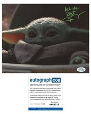 John Rosengrant The Mandalorian Baby Yoda Signed 8x10 Photo ACOA