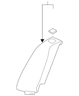 Genuine Nissan Seat Back Bolster Assembly 88610-6CC0E