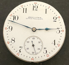 Antique 1908 Elgin Grade 340 Pocket Watch Movement Parts/Repair 16s 17j USA