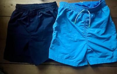 Gefütterte Badeshorts Jungen - 2 Paar - Größe 9-10 & 13 Jahre