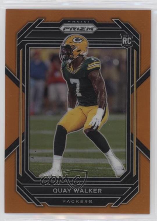 2022 Panini Prizm Rookies Orange Prizm 4/249 Quay Walker #373 11nu