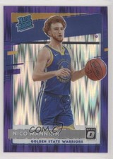 2020 Panini Donruss Optic Rated Rookie Purple Shock Prizm Nico Mannion #190 1b9b