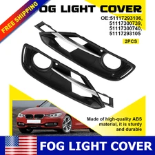 For BMW 3 Series F30 F31 2012-2015 Front Bumper Fog Light Grille w/ Trim Cover