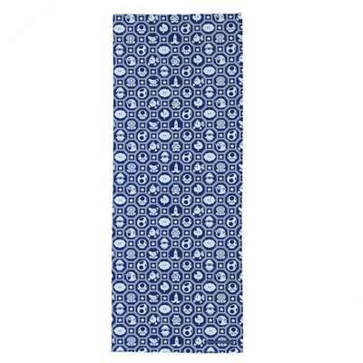 Marushin Tenugui (Japanese Hand Towel) - Nintendo Super Mario - Indigo Characte_