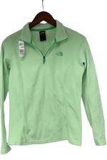 The North Face Women's Glacier 1/4-Zip Fleece Mint Green