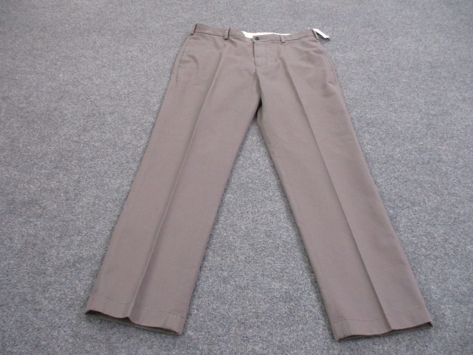 Brooks Brothers Pants Mens 35 X 30 Grey Advantage Chino Clark Straight NEW