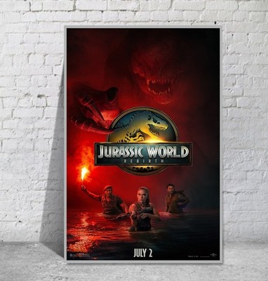 Jurassic World Rebirth (2025) Die Wiedergeburt Film POSTER Plakat  - 174d