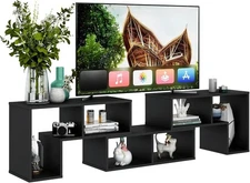 3 Pieces Console TV Stand, Free-Combination Entertainment Center for TV