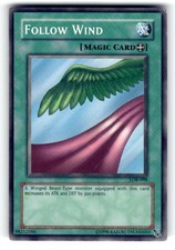 The Legend of Blue Eyes White Dragon #LOB-098 Follow Wind