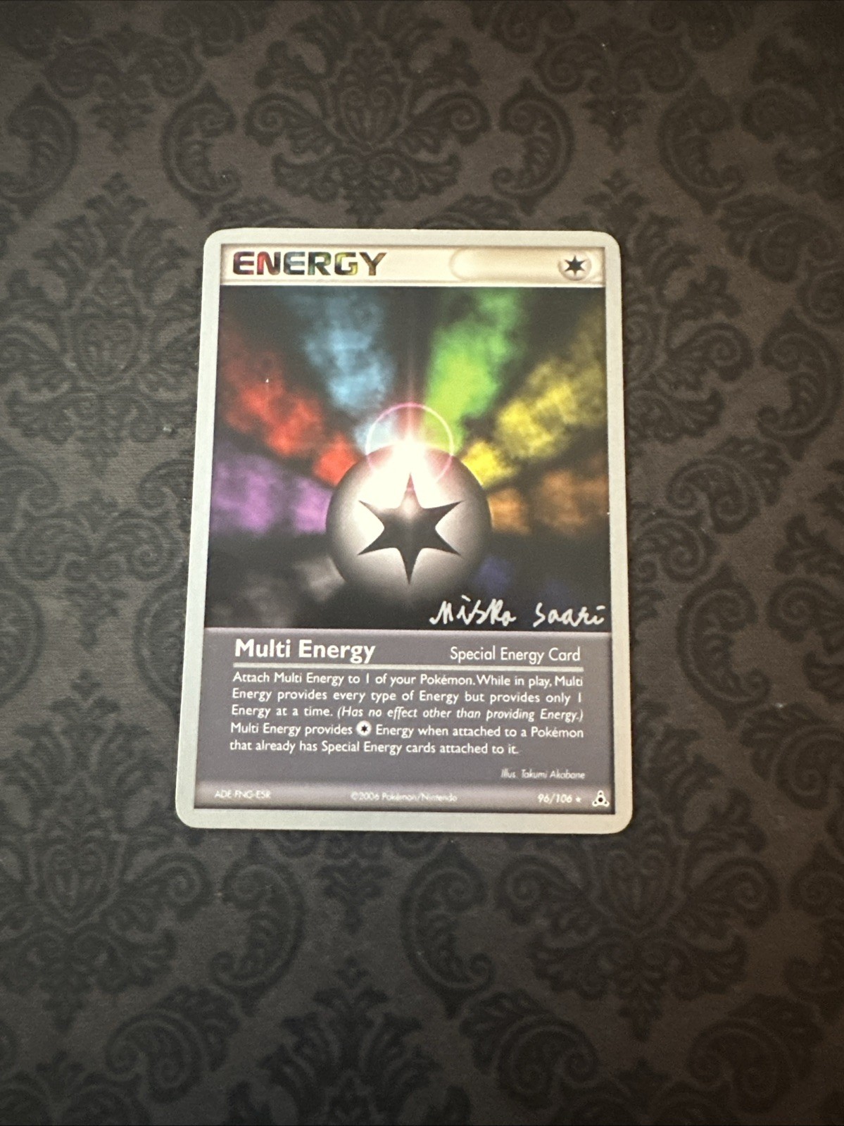 2006 Multi Energy 96/106 World Championships Pokemon Card