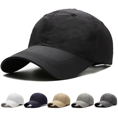 Herren schnell trocknend Baseballmütze Sommer Sonne UV-Schutz Laufen Golf Kappe
