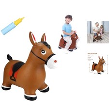 Cute Bouncing Horse for Toddlers - Promotes Balance, Coordination Joyful Play