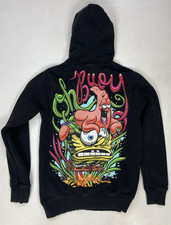 Spongebob Squarepants Patrick Oh Buoy Graphic Pullover Hoodie Women Small Black
