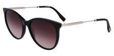 Lacoste Women's Black Cat Eye Sunglasses w/ Gradient Lens - L993S-001