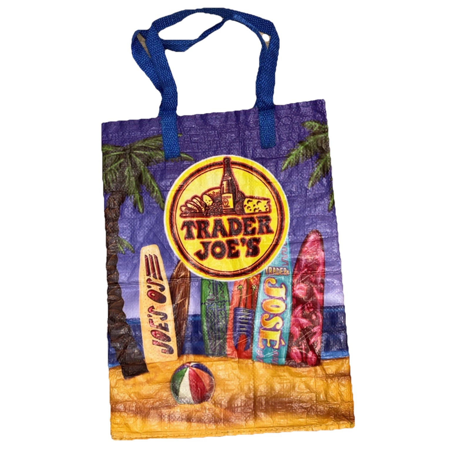Trader Joe's Reusable 3 Shopping Bags Tote Grocery.