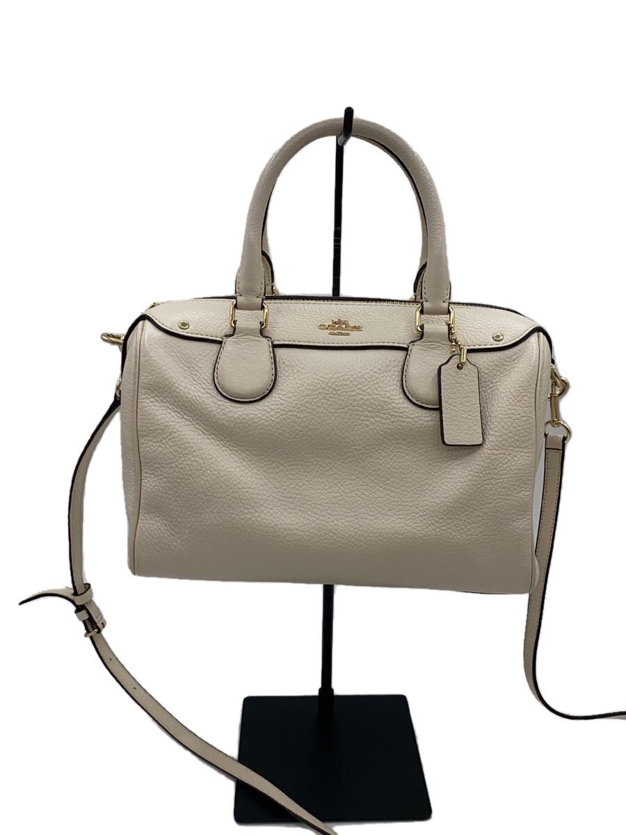 Coach Leather Shoulder Bag F32202 Authentic 13.5×16.5×24cm Pre-Owned