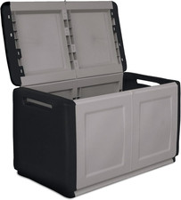 Baule Portatutto Da Esterno, in Plastica, Nero/Antracite